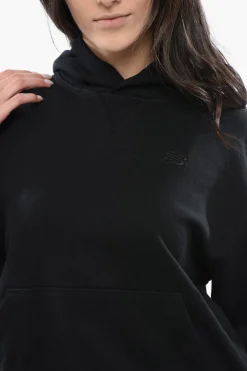 New Felpa Hoodie Oversized con Tasca a toppa Donna Felpe
