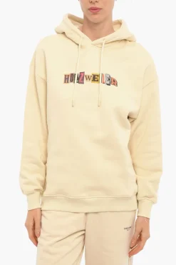 Felpa Hoodie PLACEBO in Cotone Organico con Logo Stampato>Holzweiler Online