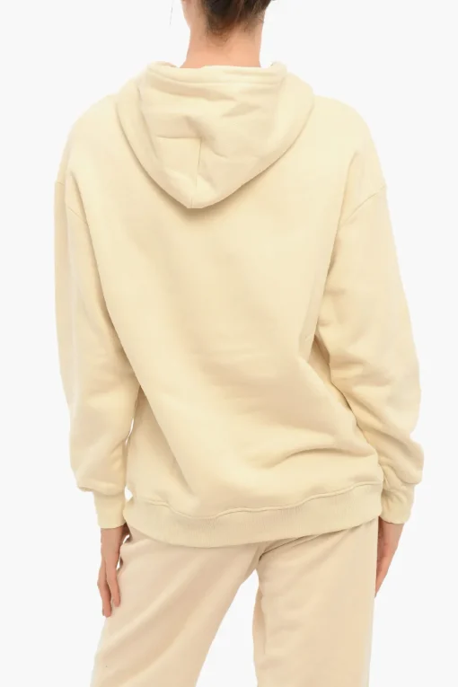 Felpa Hoodie PLACEBO in Cotone Organico con Logo Stampato>Holzweiler Online