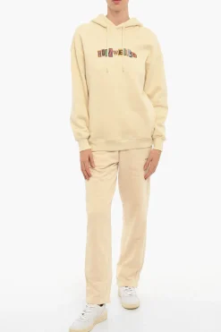 Felpa Hoodie PLACEBO in Cotone Organico con Logo Stampato></noscript>Holzweiler Online