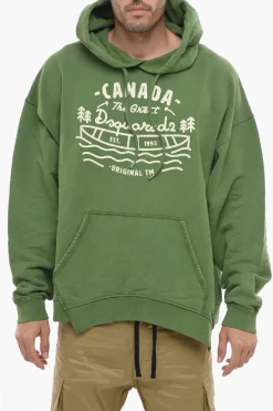 Felpa Hoodie RAGIAN con Stampa Lettering>Dsquared2 Clearance