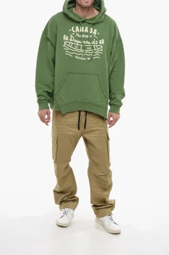 Felpa Hoodie RAGIAN con Stampa Lettering></noscript>Dsquared2 Clearance