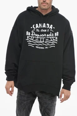 New Felpa Hoodie RAGIAN con Stampa Lettering Uomo Felpe
