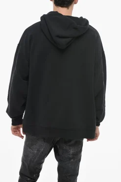 New Felpa Hoodie RAGIAN con Stampa Lettering Uomo Felpe