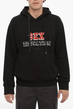 Online Felpa Hoodie SEX EDUCATION Easy Fit In Cotone Uomo Felpe