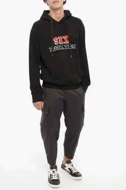 Online Felpa Hoodie SEX EDUCATION Easy Fit In Cotone Uomo Felpe