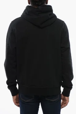 Outlet Felpa Hoodie S-GINN-HOOD-K40 Stampata in Cotone Uomo Felpe