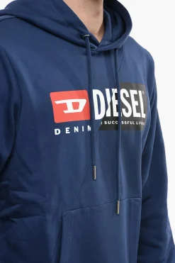 Fashion Felpa Hoodie S-GIRK-HOOD-CUTY con Maxi Logo Uomo Felpe