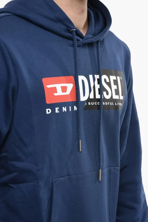 Fashion Felpa Hoodie S-GIRK-HOOD-CUTY con Maxi Logo Uomo Felpe