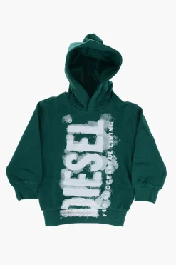 Sale Felpa Hoodie SHOODGINNE5 Oversize con Maxi Stampa Bambino Abbigliamento