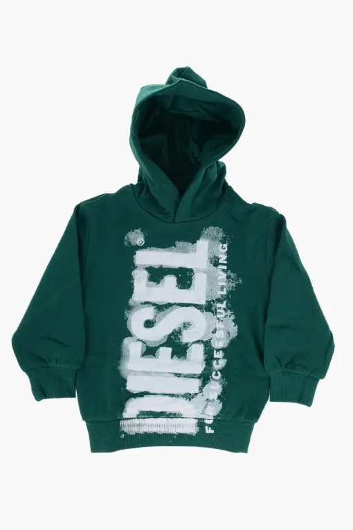 Sale Felpa Hoodie SHOODGINNE5 Oversize con Maxi Stampa Bambino Abbigliamento