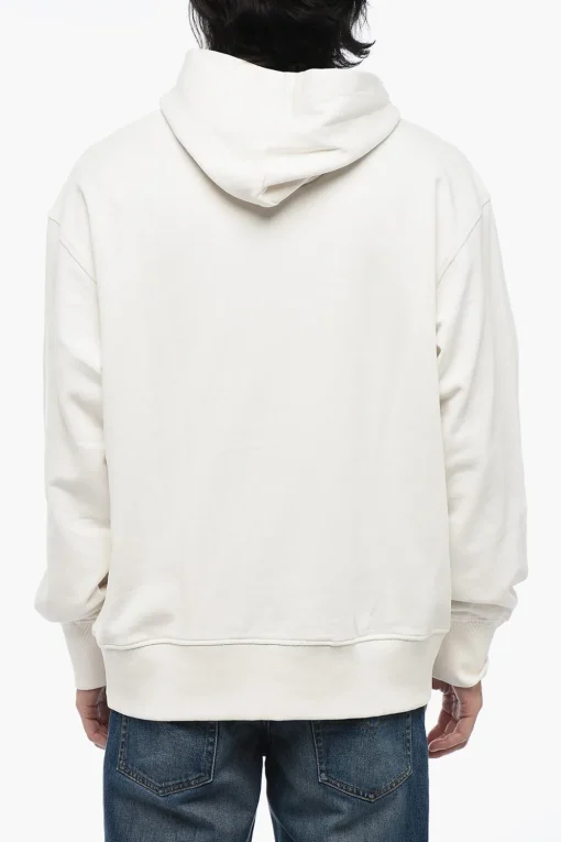 Felpa Hoodie S-MACSOUT con Stampa>Diesel Clearance