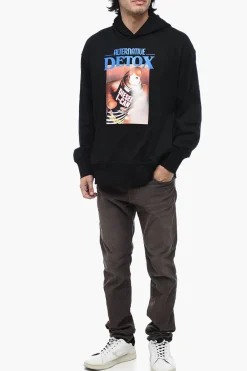 Felpa Hoodie S-MACSOUT con Stampa></noscript>Diesel Hot