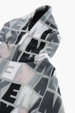 Discount Felpa Hoodie SNACK PACK con Stampa Logo All over Abbigliamento