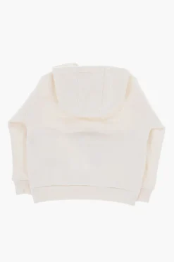 Fashion Felpa Hoodie SNOW DAY stampata con 2 Tasche Bambino Abbigliamento