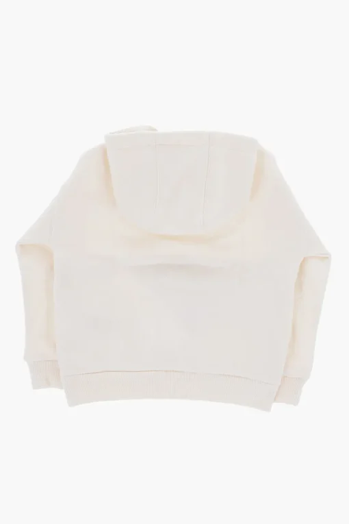 Fashion Felpa Hoodie SNOW DAY stampata con 2 Tasche Bambino Abbigliamento