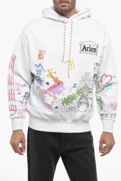 Online Felpa Hoodie Stampata Uomo Felpe