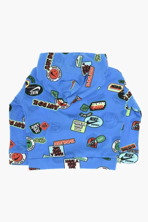 Hot Felpa Hoodie stampata con Tasca Applicata Bambino Abbigliamento