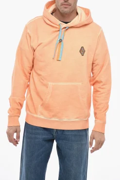 Felpa Hoodie SUNSET con Ricamo Logo>Marcelo Burlon New