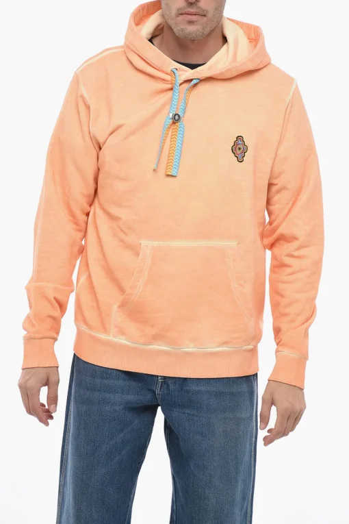 Felpa Hoodie SUNSET con Ricamo Logo>Marcelo Burlon New