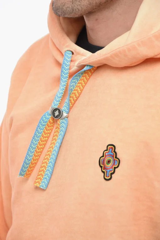 Felpa Hoodie SUNSET con Ricamo Logo>Marcelo Burlon New
