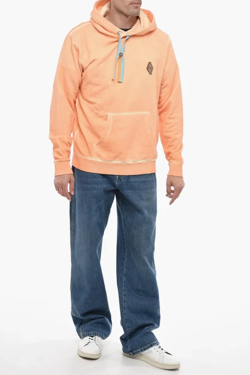 Felpa Hoodie SUNSET con Ricamo Logo>Marcelo Burlon New