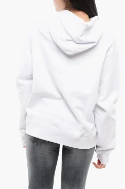 Best Felpa Hoodie SWEATY BEACH con Stampa Glitterata Donna Felpe