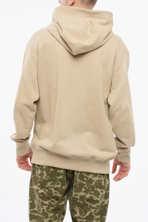 Hot Felpa Hoodie Zip-up con Logo Ton sur Ton Uomo Felpe
