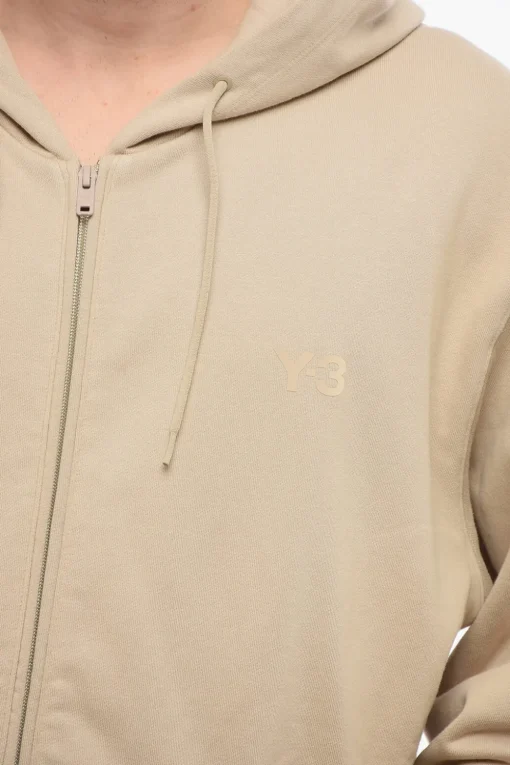 Hot Felpa Hoodie Zip-up con Logo Ton sur Ton Uomo Felpe