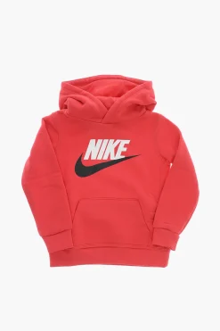 New Felpa in Cotone Felpato con Tasca a Toppa Bambino Abbigliamento
