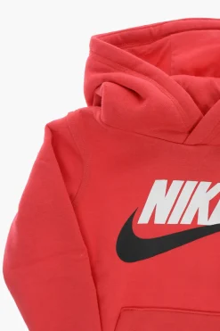 New Felpa in Cotone Felpato con Tasca a Toppa Bambino Abbigliamento