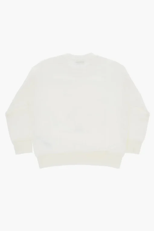 Outlet Felpa in Cotone Garzato con Ricamo Bambino Abbigliamento