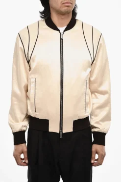 Clearance Felpa in Satin Con Finiture a Contrasto Uomo Felpe