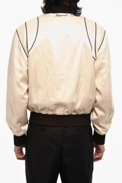 Clearance Felpa in Satin Con Finiture a Contrasto Uomo Felpe
