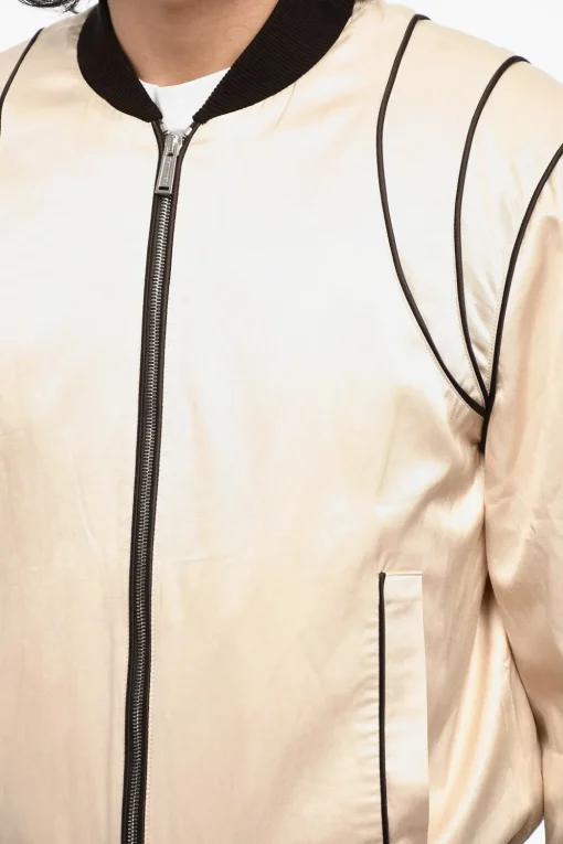 Clearance Felpa in Satin Con Finiture a Contrasto Uomo Felpe