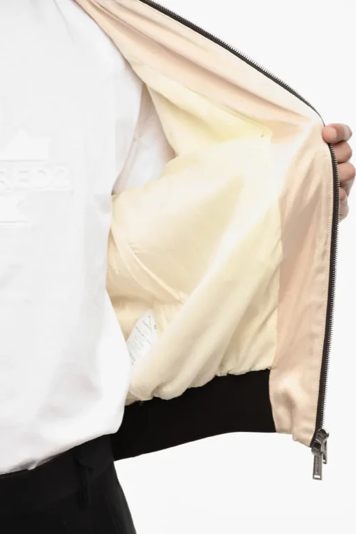 Clearance Felpa in Satin Con Finiture a Contrasto Uomo Felpe