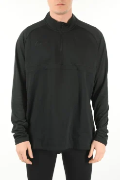 Felpa Mock Neck in Micropile con Logo>Nike Outlet
