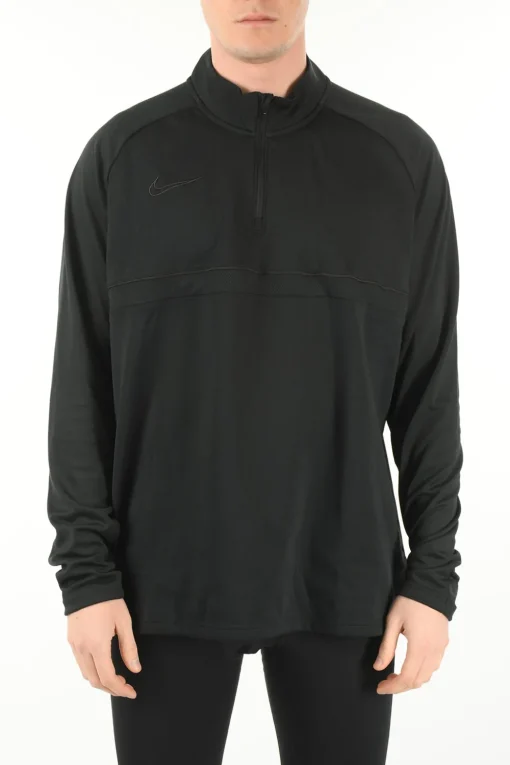 Felpa Mock Neck in Micropile con Logo>Nike Outlet