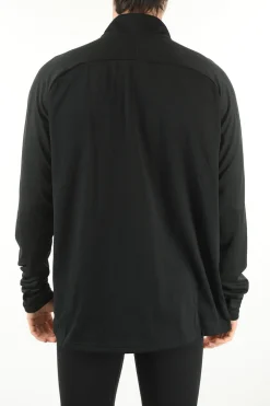 Felpa Mock Neck in Micropile con Logo>Nike Outlet
