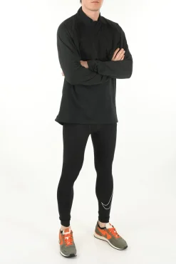 Felpa Mock Neck in Micropile con Logo></noscript>Nike Outlet