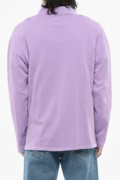 Best Felpa Mock-Neck in Tinta Unita con Patch a Contrasto Uomo Felpe
