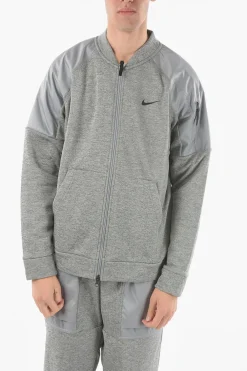 Discount Felpa NOVELTY Therma-Fit con Chiusura Zip e Inserti in Nylon Uomo Felpe