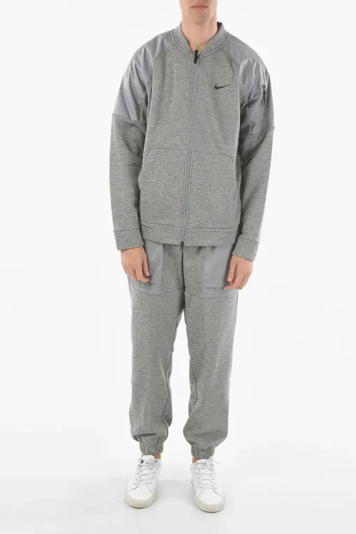 Discount Felpa NOVELTY Therma-Fit con Chiusura Zip e Inserti in Nylon Uomo Felpe
