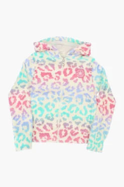 Online Felpa Sherpa Leopardata Abbigliamento