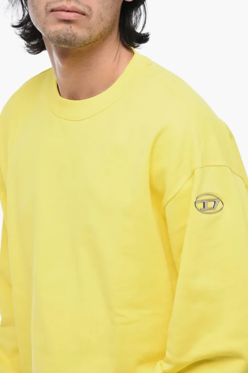 New Felpa S-MACSIS-OD in Cotone Garzato Uomo Felpe