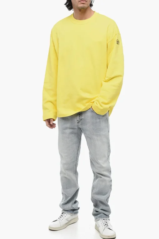 New Felpa S-MACSIS-OD in Cotone Garzato Uomo Felpe