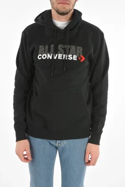 Felpa Stampata Con Cappuccio>Converse Hot