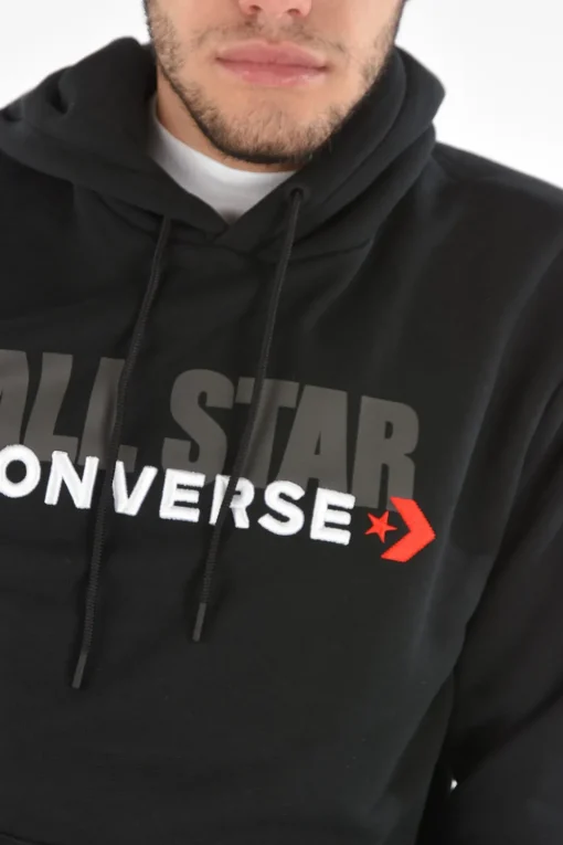 Felpa Stampata Con Cappuccio>Converse Hot