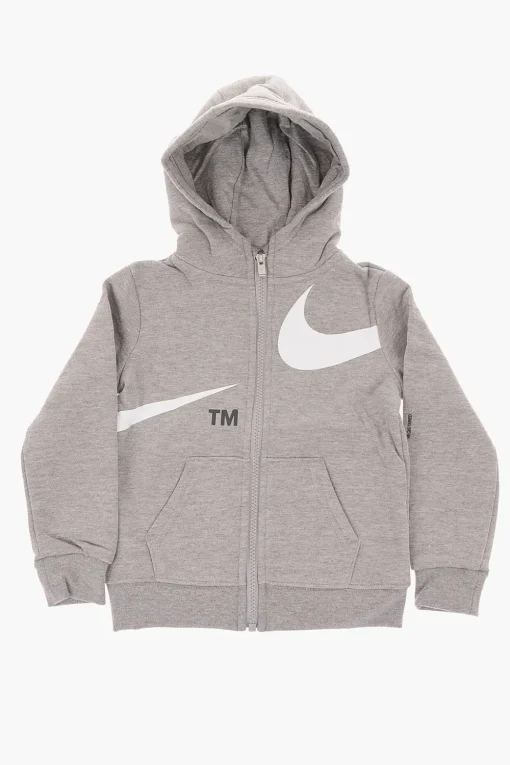 Outlet Felpa Stampata con Cappuccio Bambino Abbigliamento