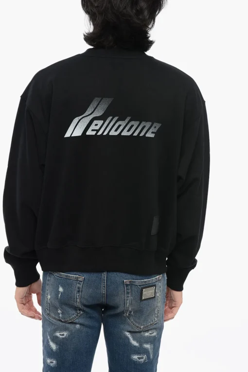 Felpa UNISEX Girocollo OLD SCHOOL In Cotone Oversize>We11done Hot